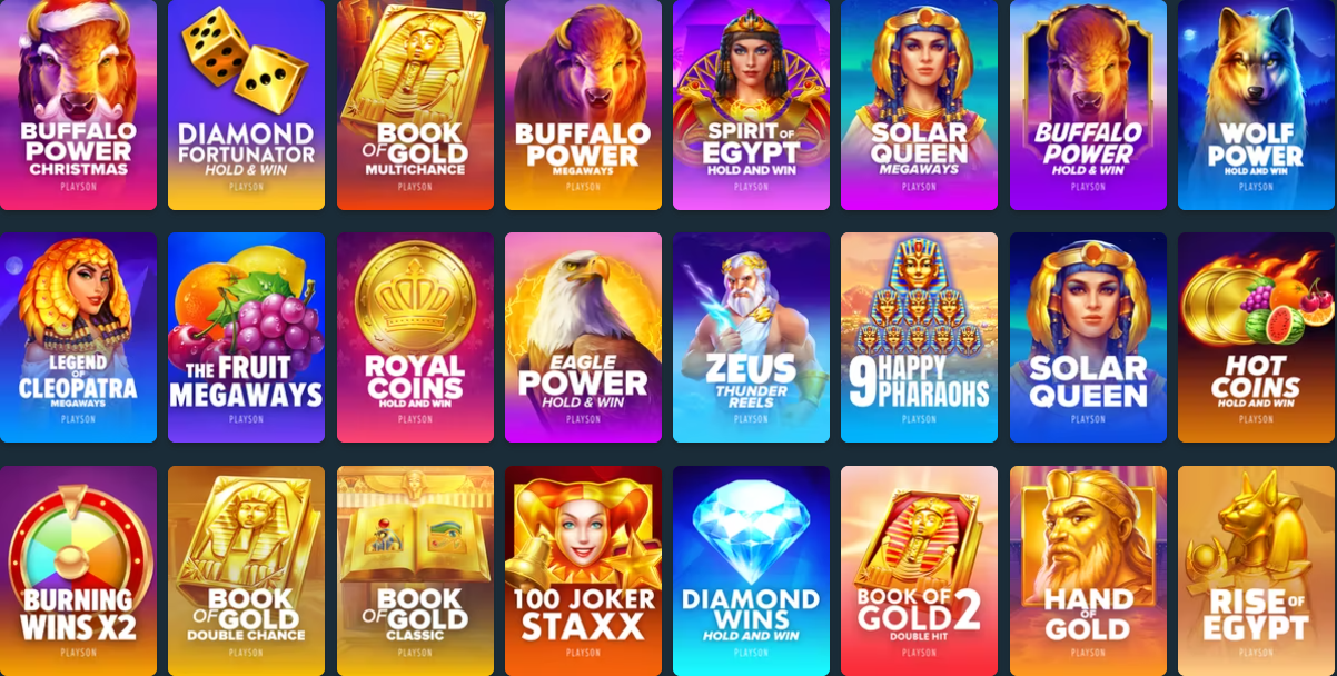 Playson En Çok Kazandıran Casino Slot Oyunları